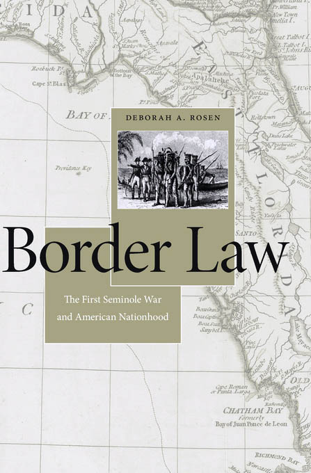 The cover of the book Border Law by professor Deborah Rosen