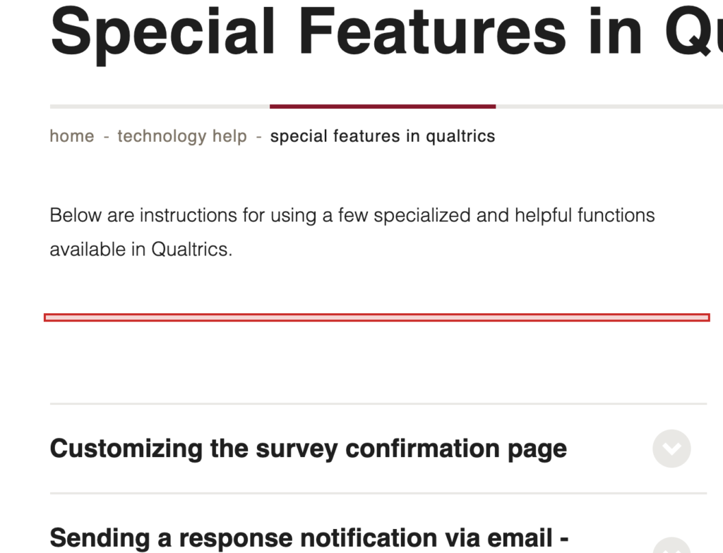 Example of "Heading is missing text" in Siteimprove