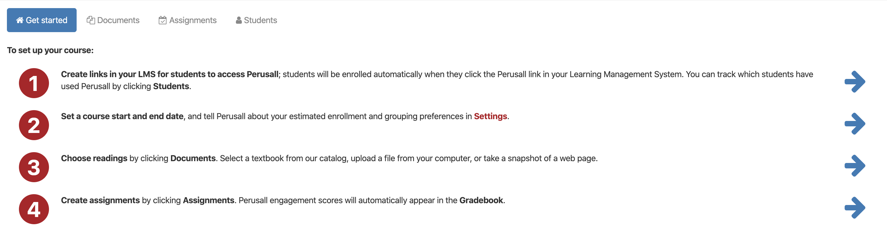 Perusall Getting Started